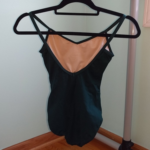 SOLD green camisole leotard - Picture 2 of 5